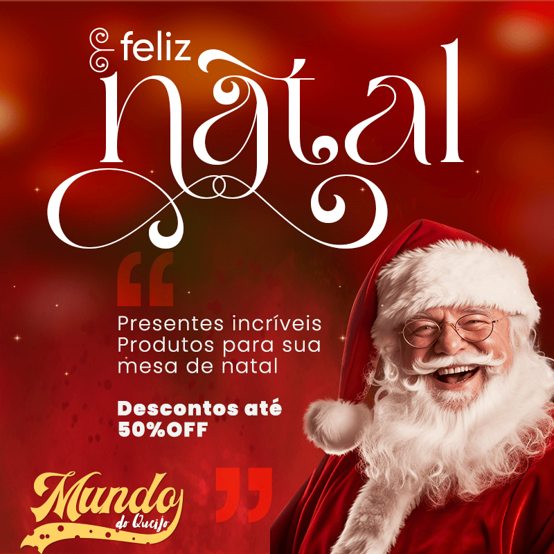 Feliz Natal - Mundo do Queijo